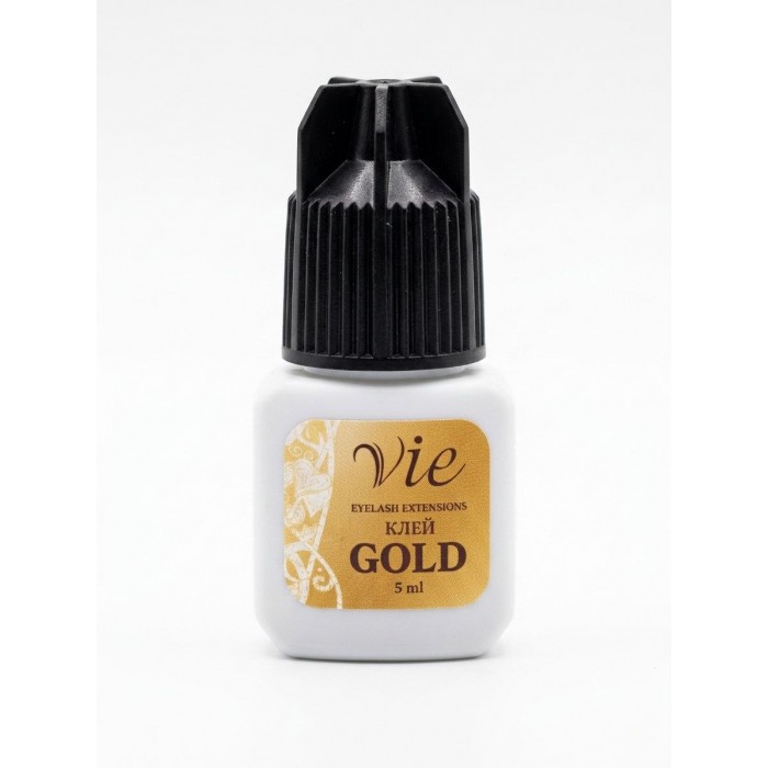Клей Vie Gold для наращивания ресниц, 5 ml, время фиксации 1-2 секунды