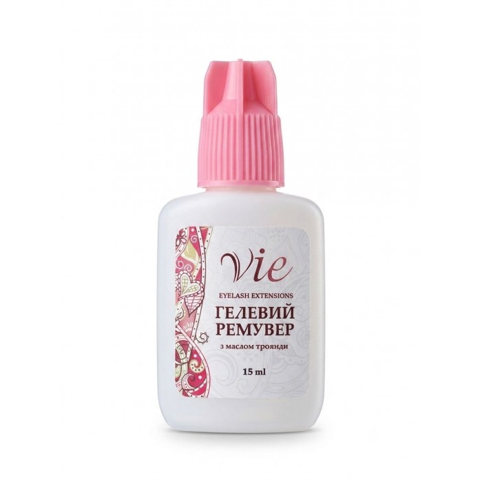 Гелевый ремувер Роза (Rose) для снятия ресниц , 15ml